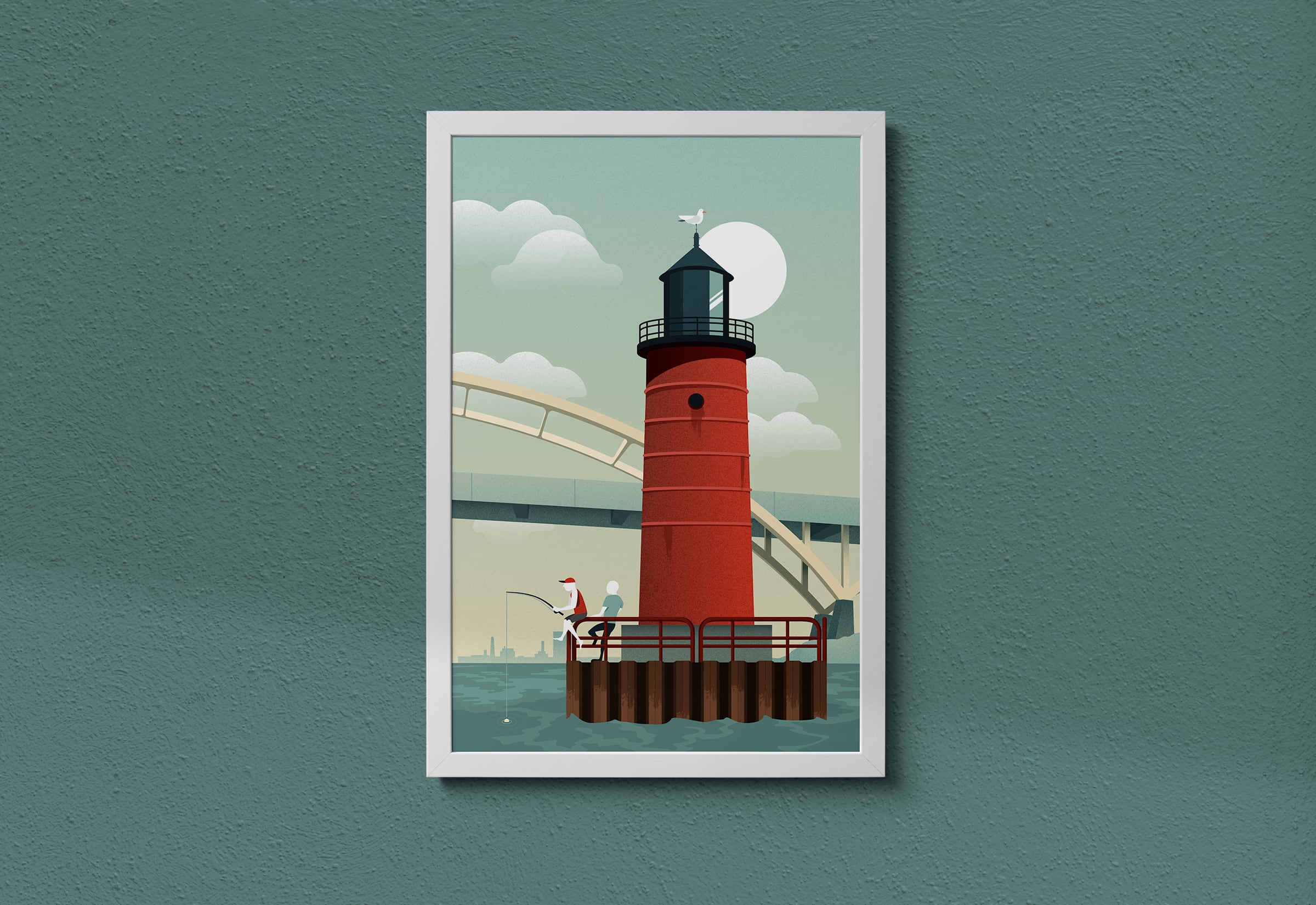 Cream City Co: Pierhead print